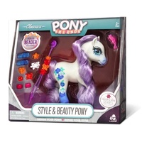 LANARD PONY FRIENDS CLASSICS - STYLE AND BEAUTY PONY - PURPLE