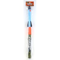 LANARD STUNT FLYER PUMP AND FLY WHISTLE ROCKET BLUE
