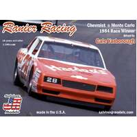 SALVINOS 09929 J R CYMC1984D RANIER RACING #28 MONTE CARLO 1984 WINNER 1:24 PLASTIC MODEL CAR KIT