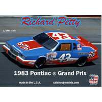 SALVINOS 09930 J R RPGP1983T RICHARD PETTY 1983 PONTIAC GRAND PRIX WINNER 1:25 PLASTIC MODEL CAR KIT