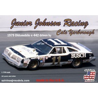 SALVINOS JR JJ01979D JUNIOR JOHNSON RACING #11 OLDS 1979 OLDS 442 1:25 PLASTIC MODEL KIT