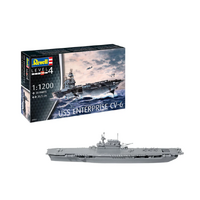 REVELL 05824 MODEL SET USS ENTERPRISE 1/1200 SCALE PLASTIC MODEL KIT