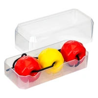 DUNCAN NOVA FLOW ATTACHED JUGGLING SKILL TOY - RED AND YELLOW