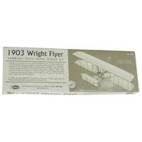 GUILLOW'S 1202 1903 WRIGHT BROTHERS WRIGHT FLYER LASER CUT BALSA MODEL DISPLAY KIT 1/20 SCALE WING SPAN 61.60CM