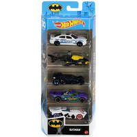 HOT WHEELS GTN43 BATMAN 5 PACK DIECAST CARS