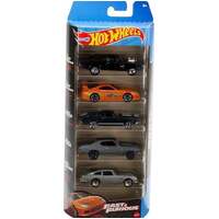 HOT WHEELS HLY70 FAST AND FURIOUS 5 PACK DIECAST CARS
