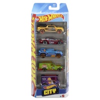 HOT WHEELS HLY76 HW CITY 5 PACK DIECAST CARS
