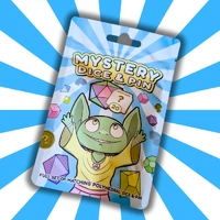 MYSTERY DICE GOBLIN DICE AND PIN BUNDLE 6 RPG DICE SET PLUS PIN