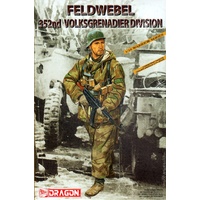 DRAGON 1629 1:16 FELDWEBEL 352ND VOLKSGRENADIER DIVISION FIGURINE PLASTIC MODEL KIT