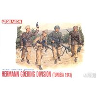 DRAGON 6036 1/35 HERMANN GOERING DIVISION TUNISIA 1943 PLASTIC MODEL KIT
