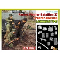 DRAGON 6651 PANZER PIONIER BATAILLON 37 1 PANZER DIVISION LENINGRAD 1941 FIGURES 1/35 SCALE PLASTIC MODEL KIT