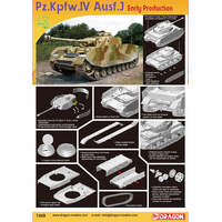 DRAGON 7409 PZ KPFW IV AUSF J EARLY PRODUCTION 1/72 PLASTIC MODEL KIT