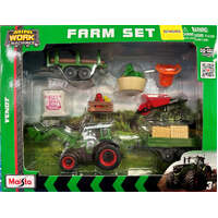 MAISTO 12564 MINI WORK MACHINES FENDT FARM SET