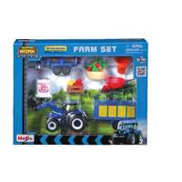 MAISTO 12564 MINI WORK MACHINES NEW HOLLAND AGRICULTURE FARM SET