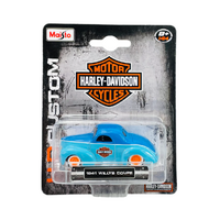 MAISTO 15380 HARLEY DAVIDSON CUSTOM 1941 WILLYS COUPE 1:64 SCALE DIECAST CAR