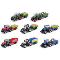 MAISTO 15530 MINI WORK MACHINES NEW HOLLAND TRACTOR  DIECAST  IN BLUE
