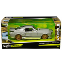 MAISTO 31094 DESIGN CLASSIC MUSCLE 1967 FORD MUSTANG GT 1:24 SCALE DIECAST MODEL CAR