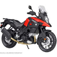 MAISTO MOTORCYCLE 1/12 SCALE SUZUKI V.STROM RED AND BLACK DIECAST