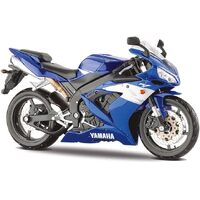 MAISTO MOTORCYCLE 1/12 SCALE YAMAHA YZF-R1 BLUE DIECAST