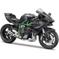 MAISTO MOTORCYCLE 1/12 SCALE KAWASAKI NINJA H2 R BLACK DIECAST