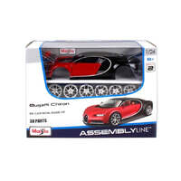 MAISTO 39514 ASSEMBLY LINE BUGATTI CHIRON 1/24 SCALE DIECAST METAL MODEL KIT