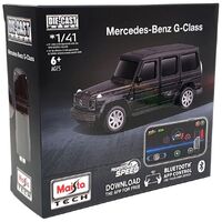 MAISTO TECH 82650 MERCEDES-BENZ G-CLASS BLUETOOTH APP CONTROL 1/41 SCALE METAL DIE-CAST CAR