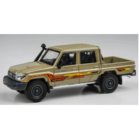 PARA64 2014 TOYOTA LAND CRUISER LC 79 SANDY TAUPE 1/64 SCALE DIECAST MODEL