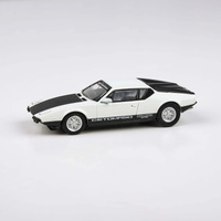 PARA64 1972 DE TOMASO PANTERA WHITE AND BLACK 1/64 SCALE DIECAST MODEL