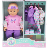 GIGO DREAM COLLECTION MY LIL WARDROBE DOLL AND CLOTHES PLAYSET