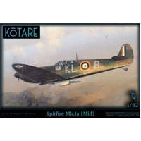 KOTARE K32001 SPITFIRE MK.IA (MID PRODUCTION) PLASTIC MODEL KIT