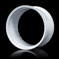 MST 102085W WHITE OFFSET CHANGEABLE RIM 2PC