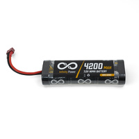 INFINITY POWER  7.2V NIMH 4200MAH FLAT PACK BATTERY - DEANS PLUG