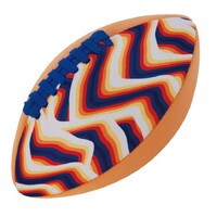 WABOBA CLASSIC 9 INCH FOOTBALL CLOUR BLUE ORANGE SWIRL