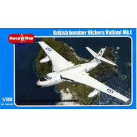 MICROMIR 144-003 1/144 BRITISH BOMBER VICKERS VALIANT MK.1 PLASTIC MODEL KIT