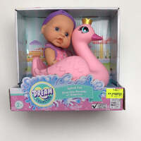 GIGO DREAM COLLECTION BATHTIME 7 INCH BABY SPLASH FUN WITH SWAN