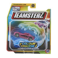 HTI TEAMSTERZ COLOUR CHANGE DIECAST TOY CAR (PURPLE WITH BLACK STRIPE)