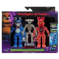 FIVE NIGHTS AT FREDDIES ENDO SERIES 6 INCH COLLECTOR FIGURE - TOY BONNIE AND SYSTEM ERROR TOY BONNIE