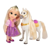 JAKKS PACIFIC DISNEY PRINCESS PETITE DOLL AND ANIMAL FRIEND - PETITE REPUNZEL AND MAXIMUS 6 INCH DOLL GIFT SET