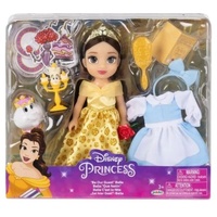 JAKKS PACIFIC DISNEY PRINCESS "BE OUR GUEST" FULL FASHION BELLE 6 INCH DOLL GIFT SET