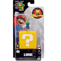 THE SUPER MARIO BROS MOVIE MINI FIGURES LUIGI