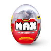 ZURU MAX BUILD CONSTRUCTION SURPRISE EGG OVER 40 PCS
