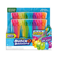 ZURU BUNCH-O-BALLOONS  NEON SPLASH 8PK 265+ BALLOONS INCLUDED -  FILL AND TIE 100  BALLOONS IN 60 SECONDS