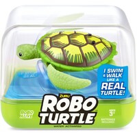 ZURU ROBO ALIVE WATER ACTIVATED ROBO TURTLE IN GREEN