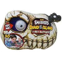 ZURU SMASHERS DINO ISLAND T-REX BATTLES PLAYSET WITH BLACK DINO OVER 50 SURPRISES INSIDE