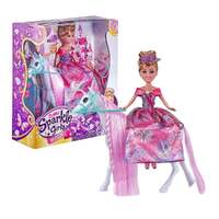 ZURU SPARKLE GIRLZ PRINCESS DOLL WITH UNICORN HORSE PLAYSET- 10 INCH