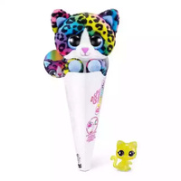 ZURU COCO SURPRISE CONES RAINBOW COLLECTION DOTTY THE RAINBOW LEOPARD PLUSH