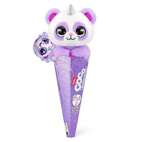 ZURU COCO SURPRISE CONES FANTASY ESME PURPLE AND WHITE PANDA  PLUSH