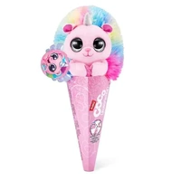 ZURU COCO SURPRISE CONES FANTASY BELLA PINK AND RAINBOW HEDGEHOG PLUSH