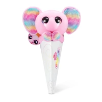 ZURU COCO SURPRISE CONES RAINBOW COLLECTION NELLIE THE PINK ELEPHANT PLUSH