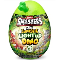 ZURU SMASHERS NANO JURASSIC LIGHT UP DINO EGG WITH 5 SURPRISES INSIDE